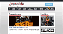 Desktop Screenshot of justride.cz